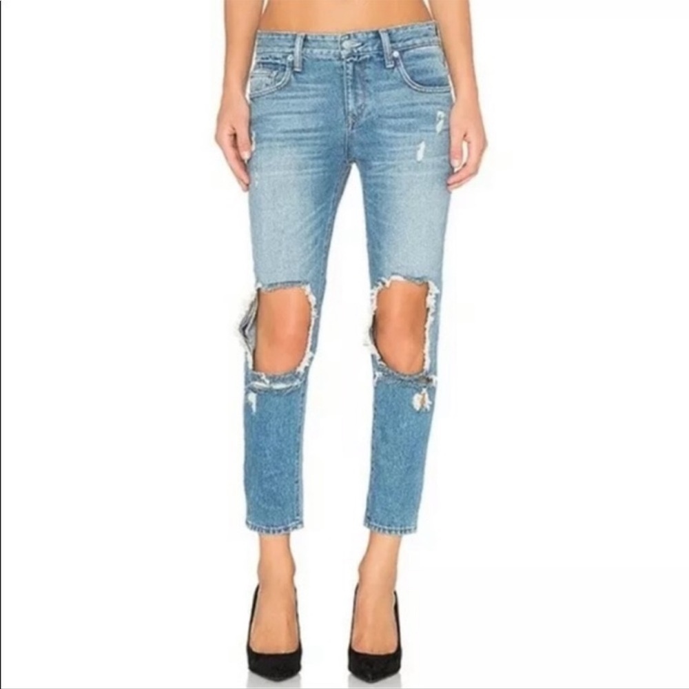 LOVERS and friends Ezra size 29 cropped boyfriend jeans